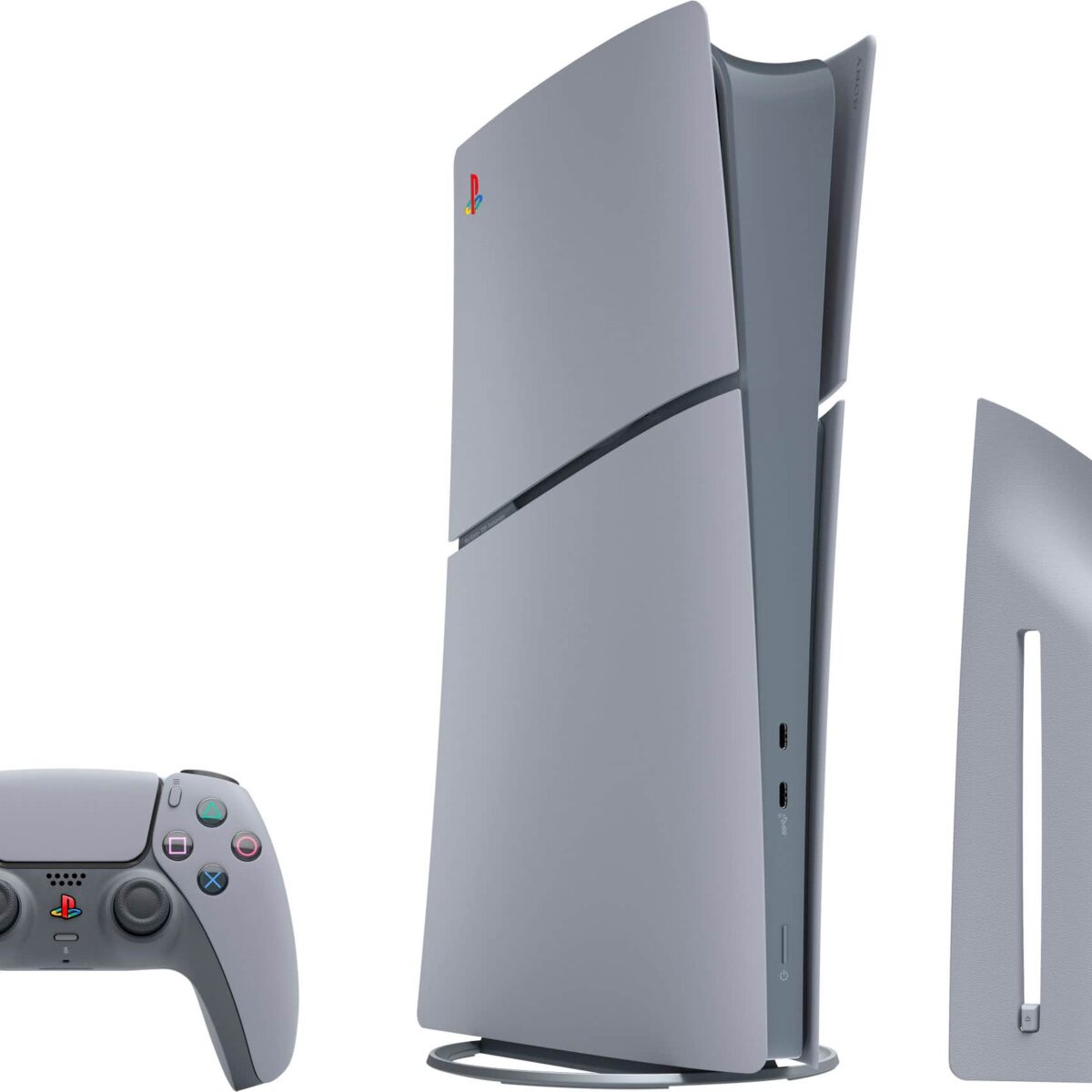 Sony - PlayStation 5 Slim Console Digital Edition – 30th Anniversary Limited Edition Bundle - Gray