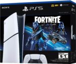 Sony - PlayStation 5 Slim Console Digital Edition - Fortnite Cobalt Star Bundle - White