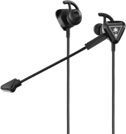 Turtle Beach - Battle Buds In-Ear Gaming Headset for Mobile Gaming, Xbox Series X|S, Xbox One, PS5, PS4, PS4 Pro, PC & Mac - Black/Silver