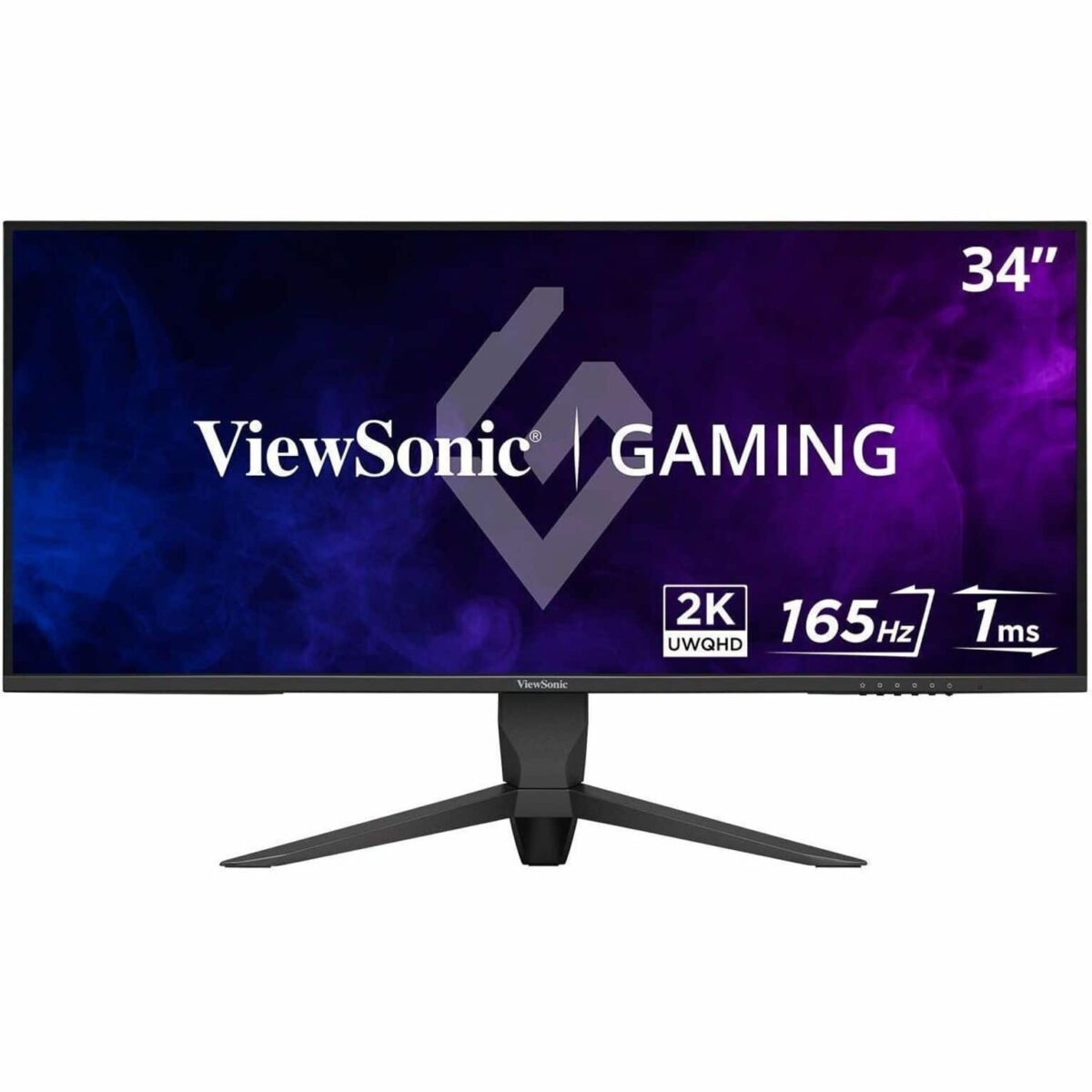 ViewSonic - VX3418-2K 34" LCD QHD 165Hz Gaming Monitor (HDMI, DP, USB) - Black