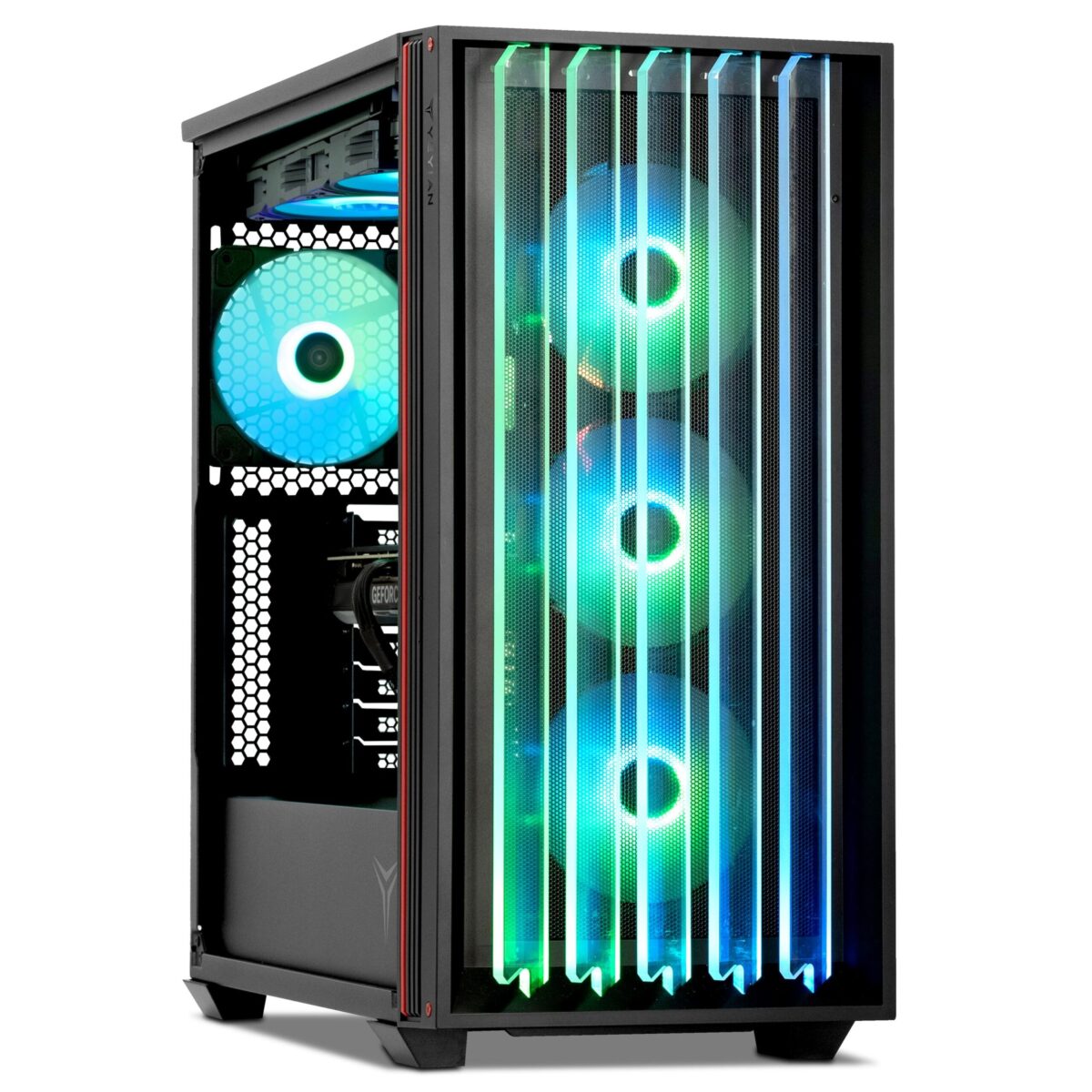 YEYIAN - MIRAGE S Gaming Desktop PC - AMD Ryzen 7 9800X3D - NVIDIA RTX 5070 Ti - 32GB DDR5 6000MHz RGB - 2TB SSD - Black