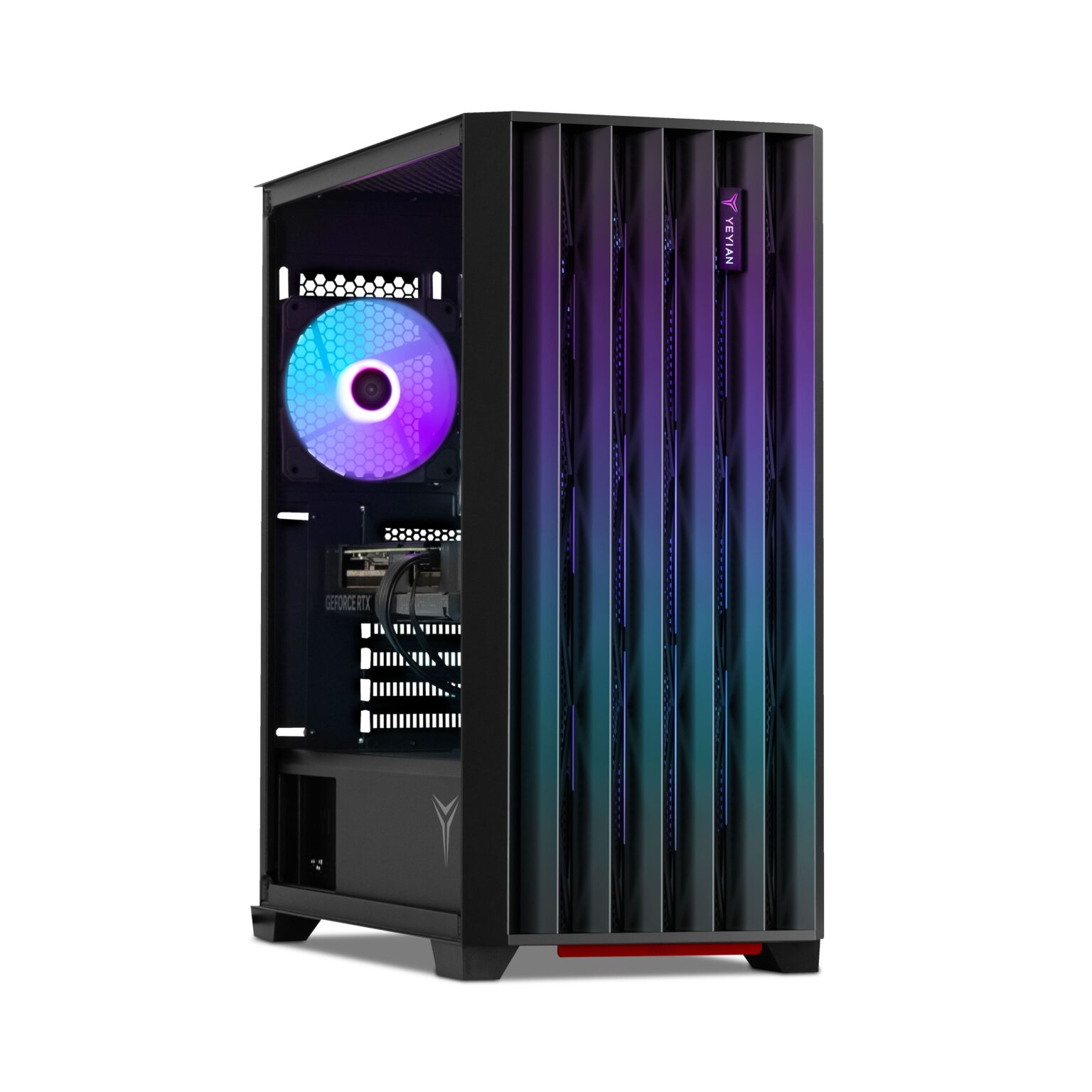 YEYIAN - PHOENIX IRON MESH Gaming Desktop - INTEL i5 14400F - NVIDIA RTX 4060 Ti - 32GB DDR5 - 1TB SSD NVMe Gen 4.0 - Black