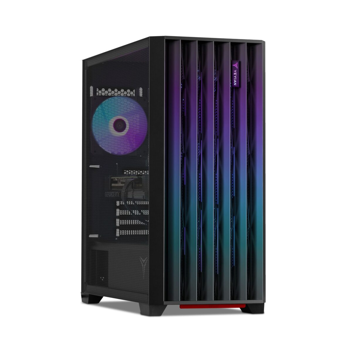 YEYIAN - PHOENIX IRON MESH Gaming Desktop - INTEL i5 14400F - NVIDIA RTX 4060 Ti - 32GB DDR5 - 1TB SSD NVMe Gen 4.0 - Black