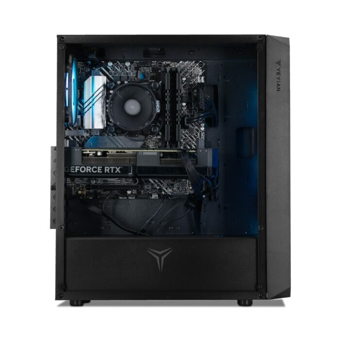 YEYIAN - TANTO Gaming Desktop - AMD Ryzen 7 5700 - NVIDIA RTX 4070 - 16GB MEMORY - 1TB SSD NVMe Gen 4.0 - Black