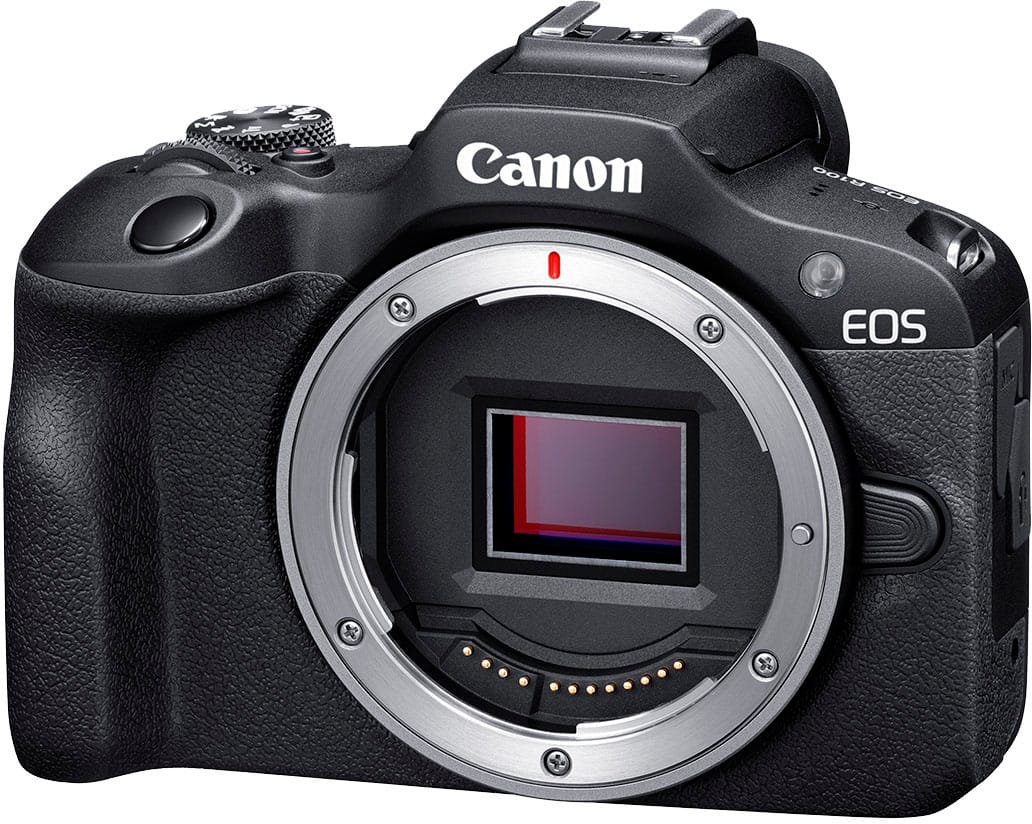 Canon - EOS R100 4K Video Mirrorless Camera (Body Only) - Black