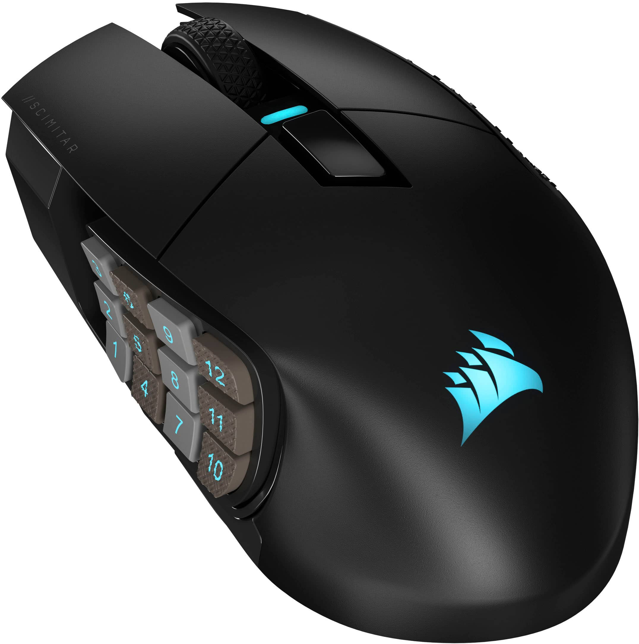 CORSAIR - Scimitar Elite Wireless Gaming Mouse with 16 Programmable Buttons - Wireless - Black