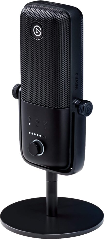 Elgato - Wave:3 Wired Cardioid Condenser USB Microphone