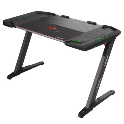 Eureka Ergonomic Z2 PC Gaming Desk with RGB Lights