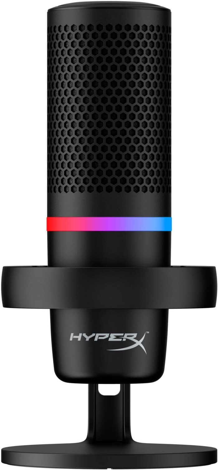 HyperX - Duocast Wired Cardioid Omnidirectional USB Condenser Microphone