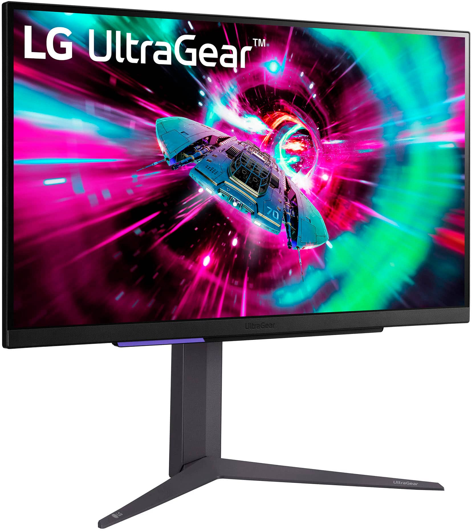 LG - UltraGear 27" IPS UHD 1-ms FreeSync and G-SYNC Compatible Monitor with HDR (Display Port, HDMI) - Black