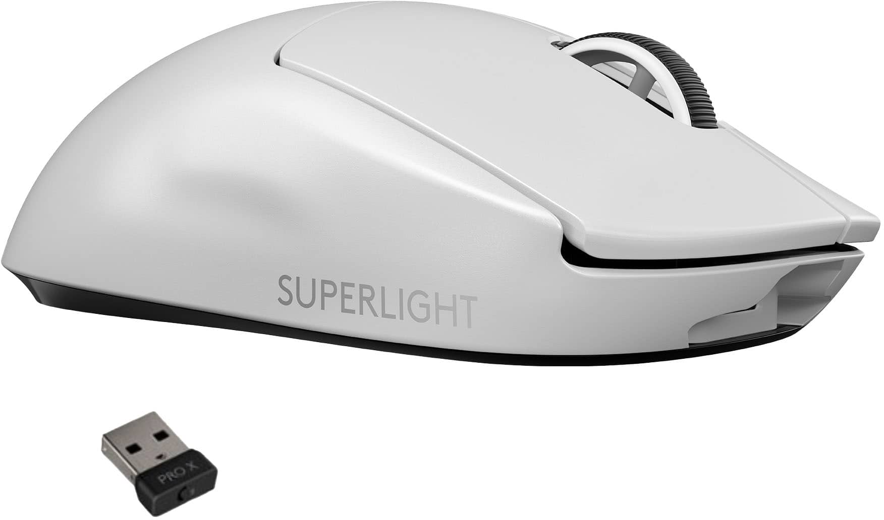 Logitech - PRO X SUPERLIGHT Lightweight Wireless Optical Gaming Mouse with HERO 25K Sensor - Wireless - White