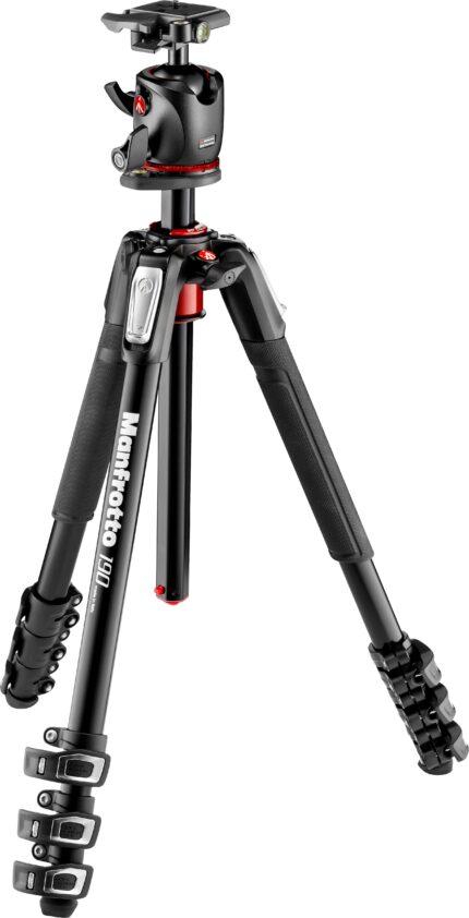 Manfrotto - MK190XPRO4-BHQ2 Aluminum Tripod with XPRO Ball Head and 200PL QR Plate