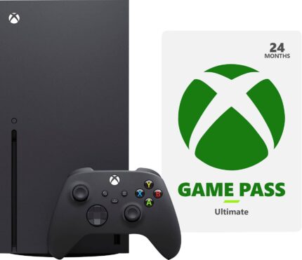 Microsoft - Xbox Series X 1TB with 24 months of Xbox Game Pass Ultimate Bundle - Black