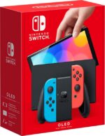 Nintendo - Geek Squad Certified Refurbished Switch – OLED Model w/ Neon Red & Neon Blue Joy-Con - Multi