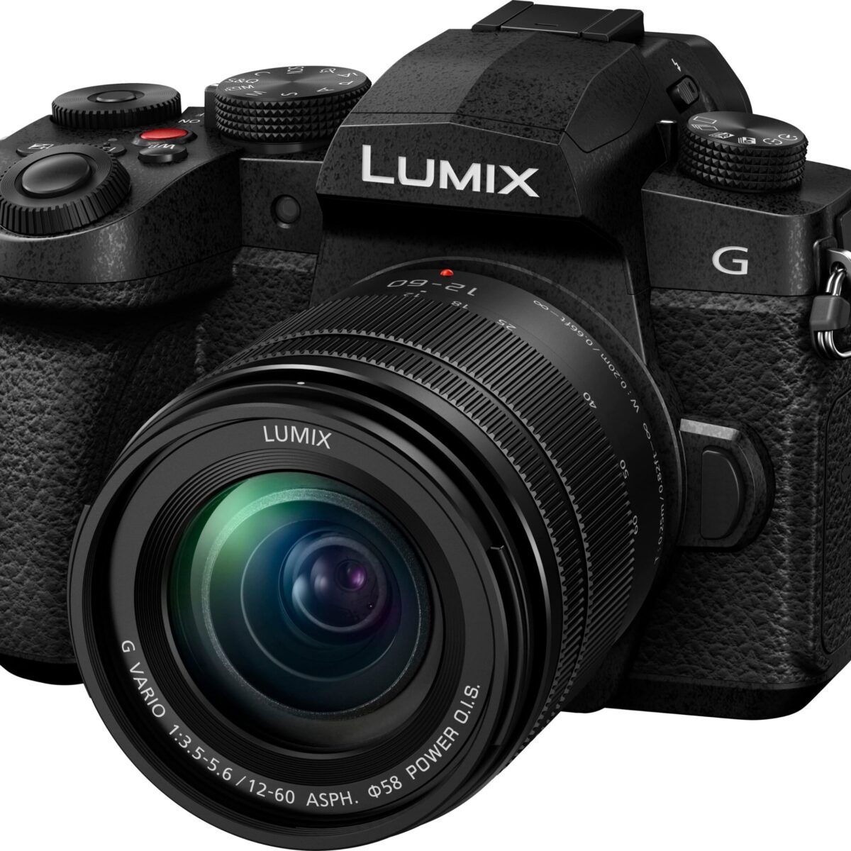 Panasonic - LUMIX G97 Compact Hybrid Micro Four Thirds Mirrorless Camera with LUMIX G VARIO 12-60mm / F3.5-5.6 lens - Black