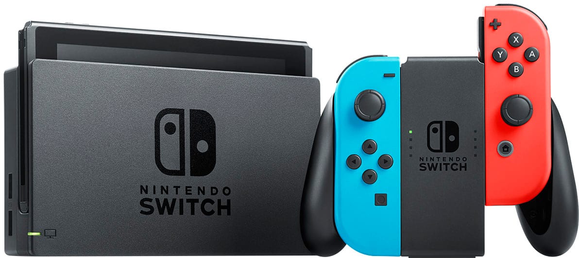 Refurbished Switch Neon Joy-Con + Mario Kart 8 Deluxe (Download) + 3 Month Nintendo Switch Online Individual Membership