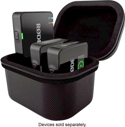 RØDE - CHARGECASE + Lithium Ion Battery Charging Case For The Wireless Go (Gen 3) - Black