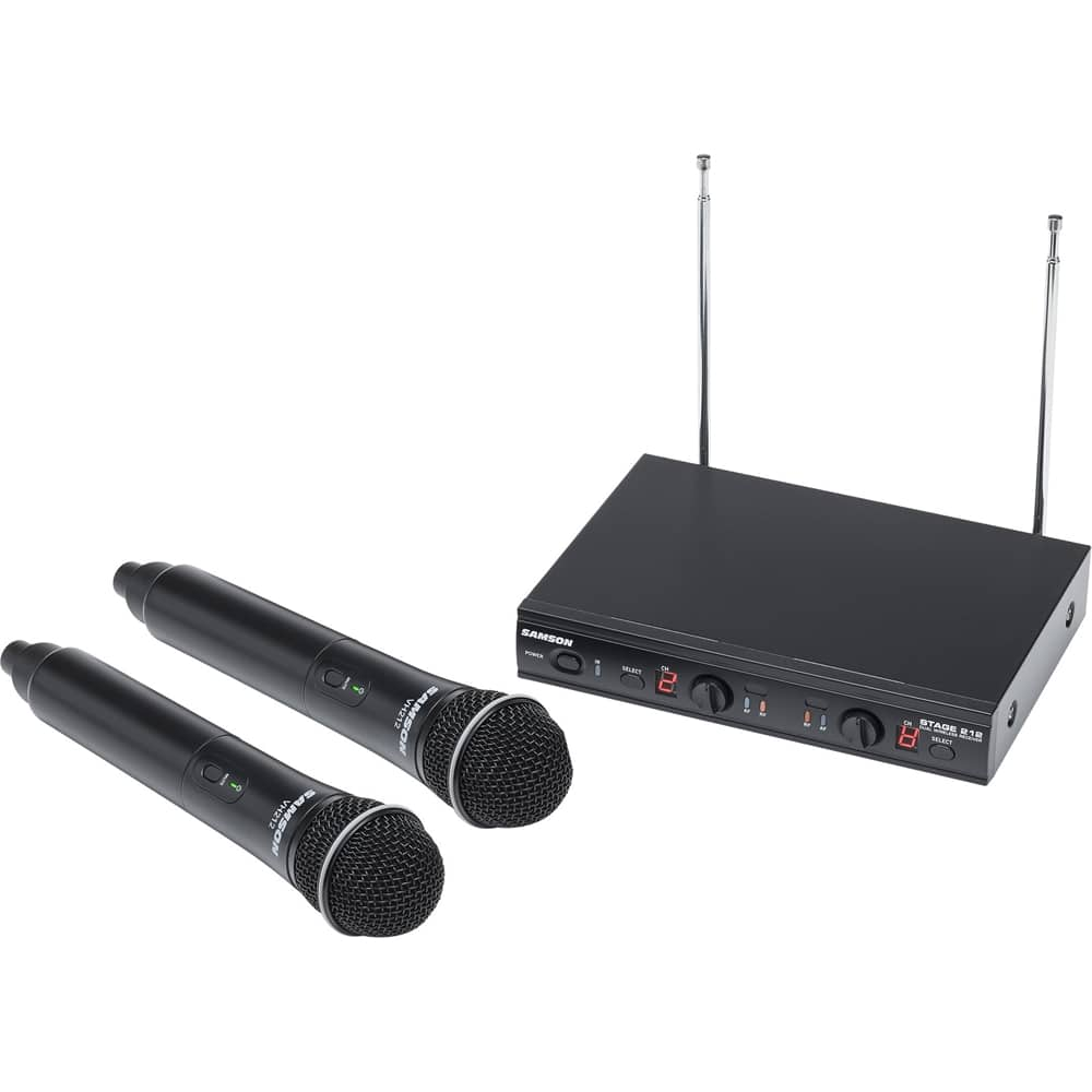 Samson - Stage 12-Channel Wireless Dynamic Microphone System