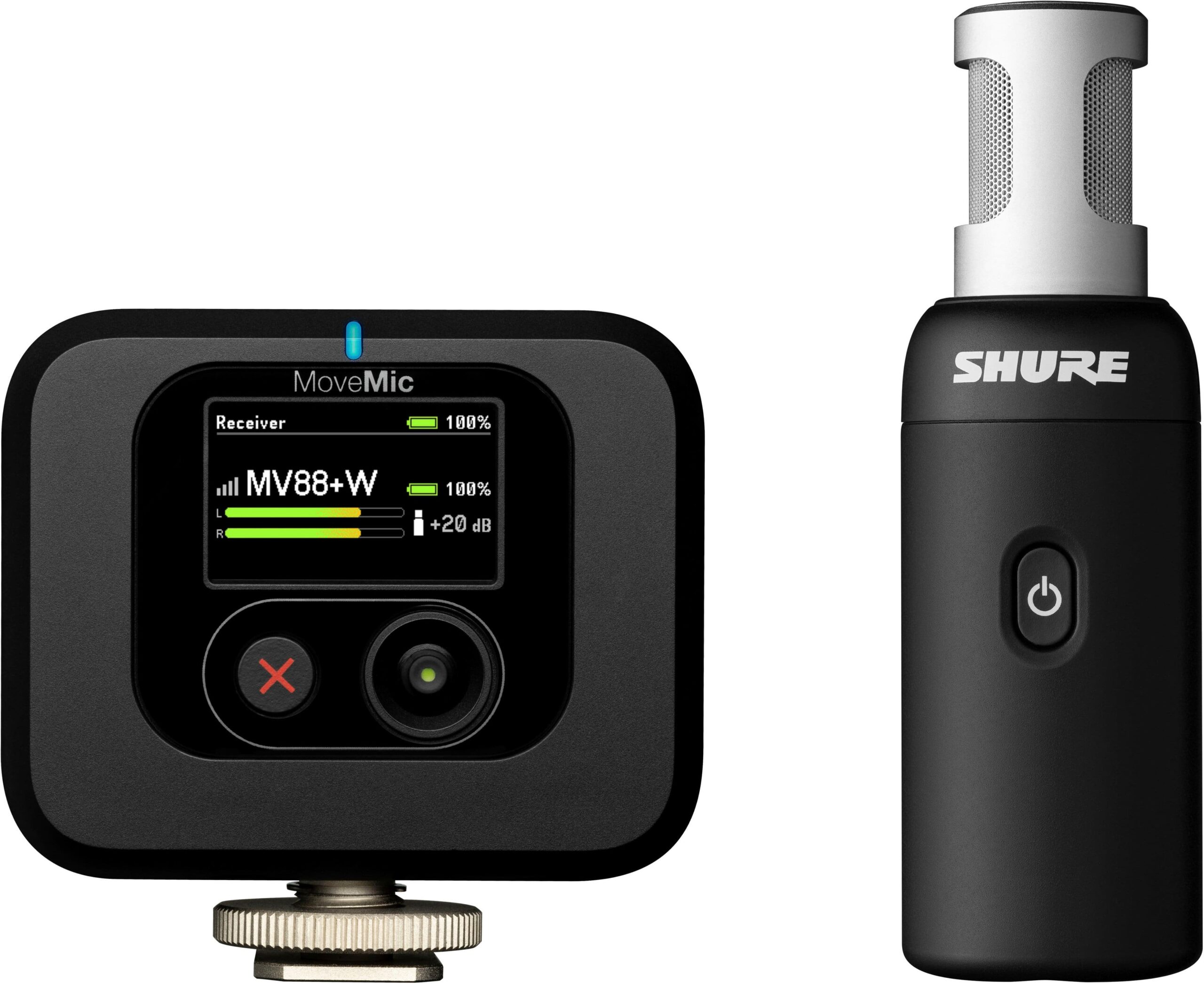 Shure - MoveMic 88+ Wireless Microphone Receiver Kit