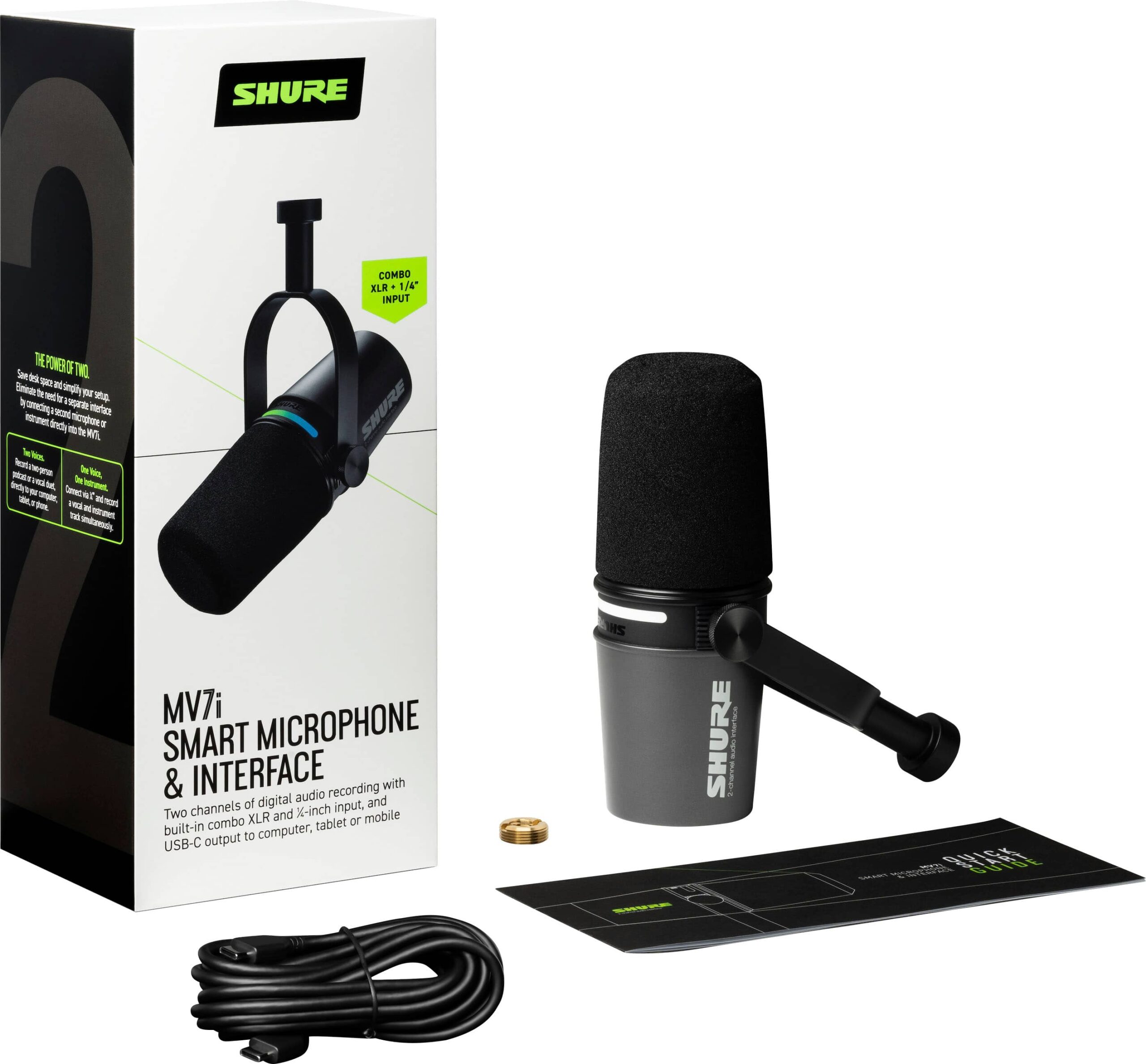 Shure - MV7i Smart Microphone