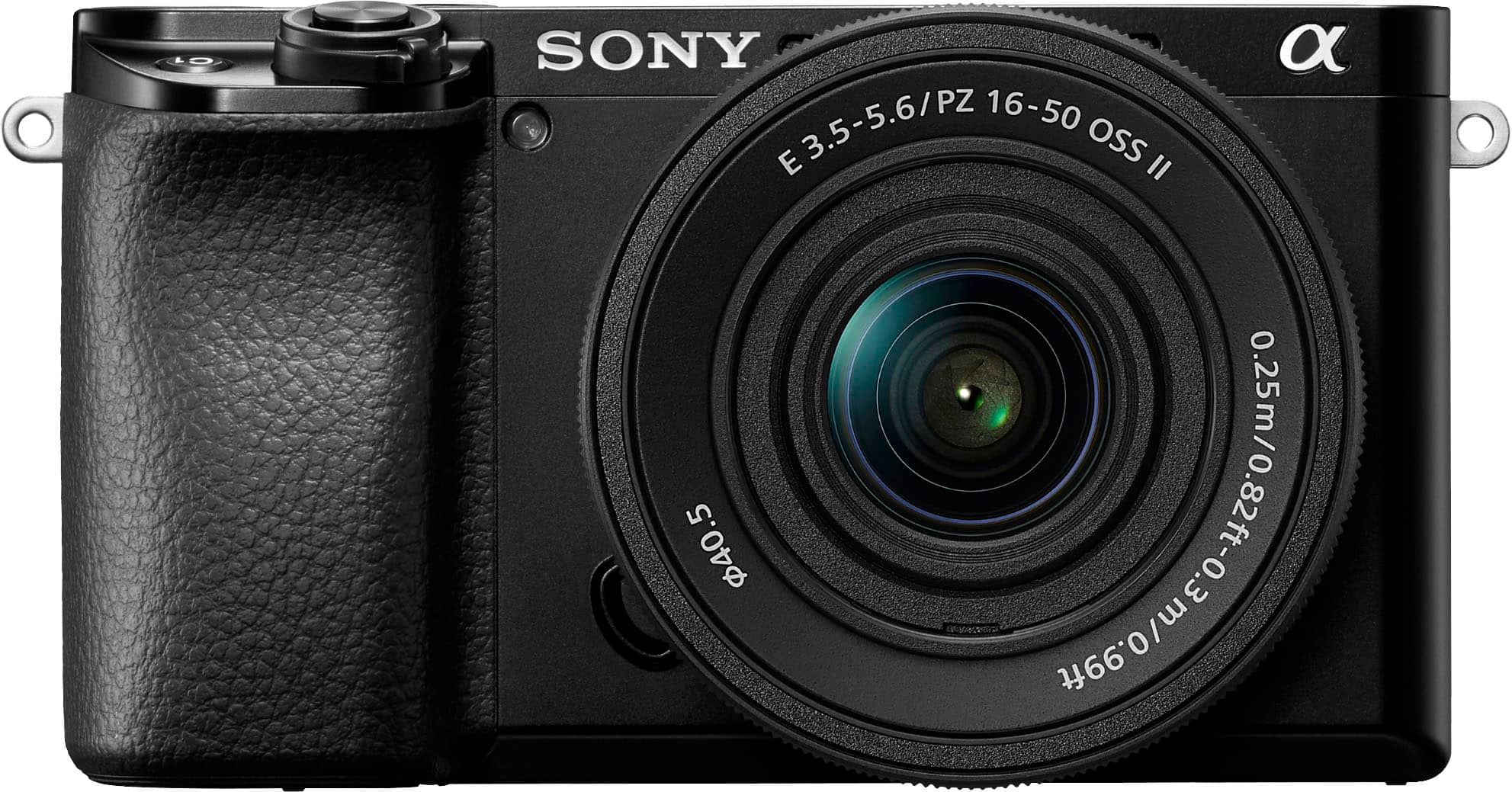 Sony - Alpha 6100 Mirrorless 4K Video Camera with E PZ 16-50mm Lens - Black