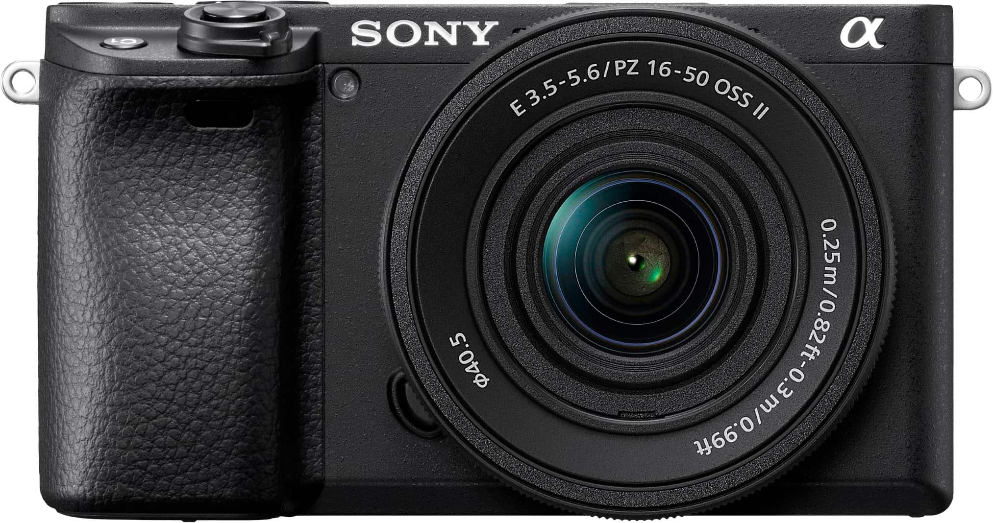 Sony - Alpha 6400 Mirrorless 4K Video Camera with E PZ 16-50mm Lens - Black