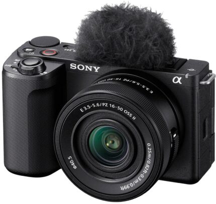 Sony - Alpha ZVE10 II: APS-C Content Creators’ Camera Kit - Black