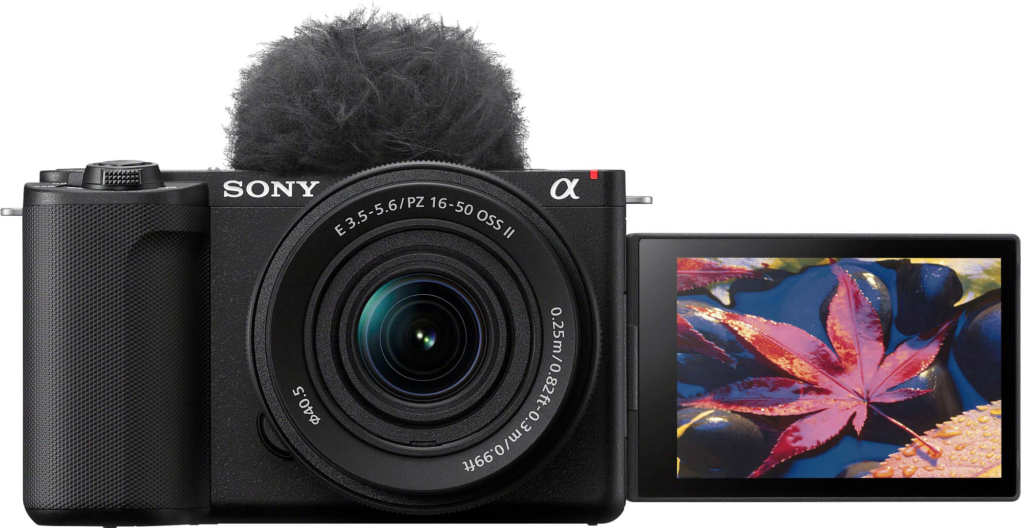 Sony - Alpha ZVE10 II: APS-C Content Creators’ Camera Kit - Black