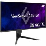 ViewSonic - VX3418-2K 34" LCD QHD 165Hz Gaming Monitor (HDMI, DP, USB) - Black